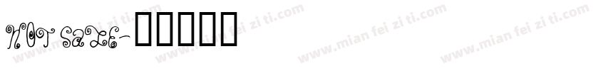 HOT SALE字体转换